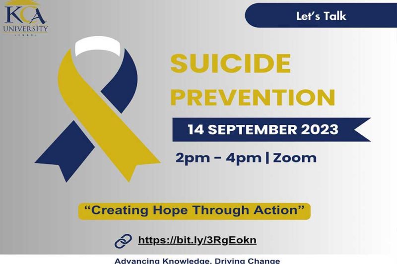 Suicide Prevention - Creating Hope Through Action